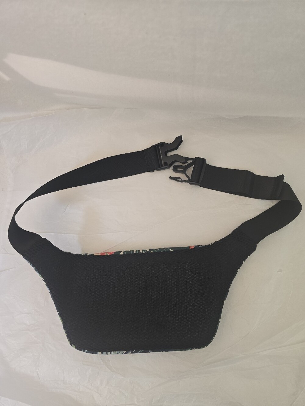 Tropical Botanical Palm Floral Belt Bag Fanny Pack Multi-Pocket - Picture 8 of 8